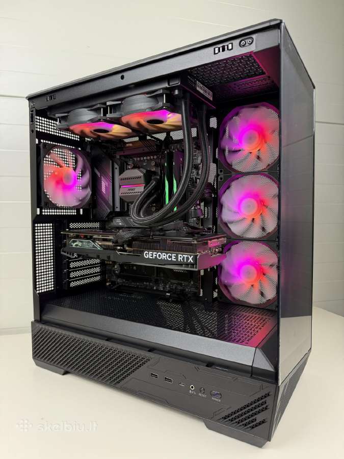Stacionarus Pc Rtx 4070tisuper 7 7800x3d 64gb Ddr5 - nuotraukos Nr. 11