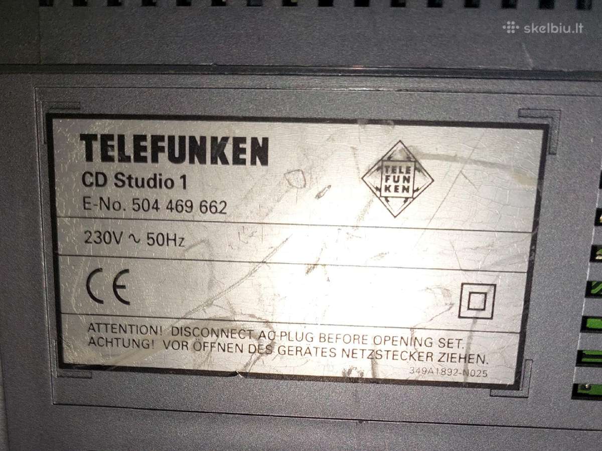 Telefunken radijola - nuotraukos Nr. 2