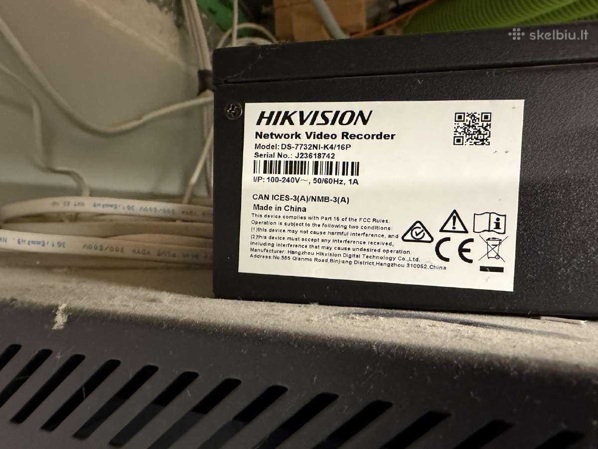 Hikvision Nvr DS-7732ni-k4/16p įrašymo irenginys - nuotraukos Nr. 2
