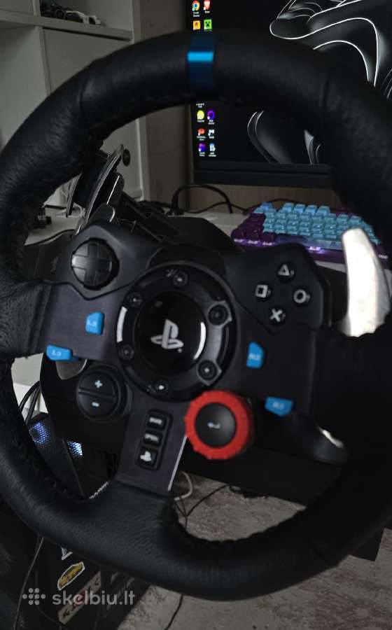 Logitech G29 Driving Force vairas su pedalais - nuotraukos Nr. 4