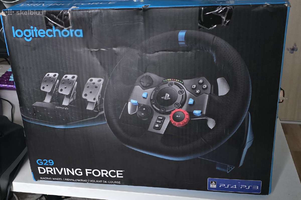 Logitech G29 Driving Force vairas su pedalais - nuotraukos Nr. 5