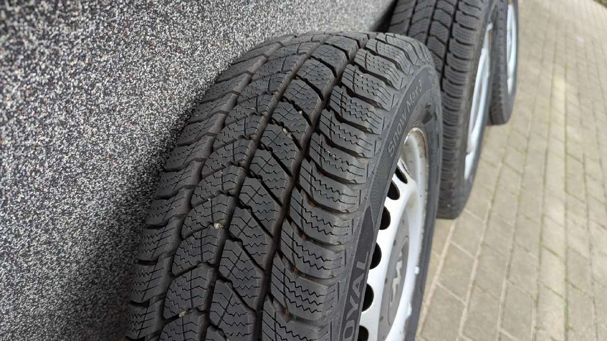 VW T5 ratlankiai su naujom m+s padangom. 10mm - nuotraukos Nr. 2