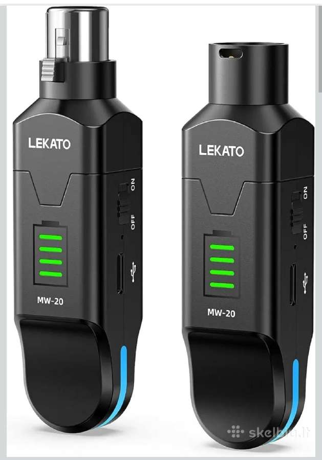 Lekato Mw-20 belaidžio mikrofono Xlr sistema - nuotraukos Nr. 2