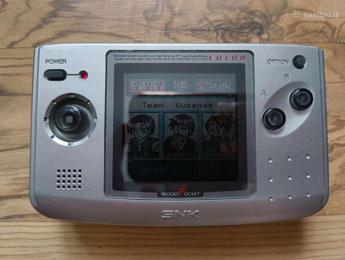 Neo Geo Pocket Color konsolė - nuotraukos Nr. 2