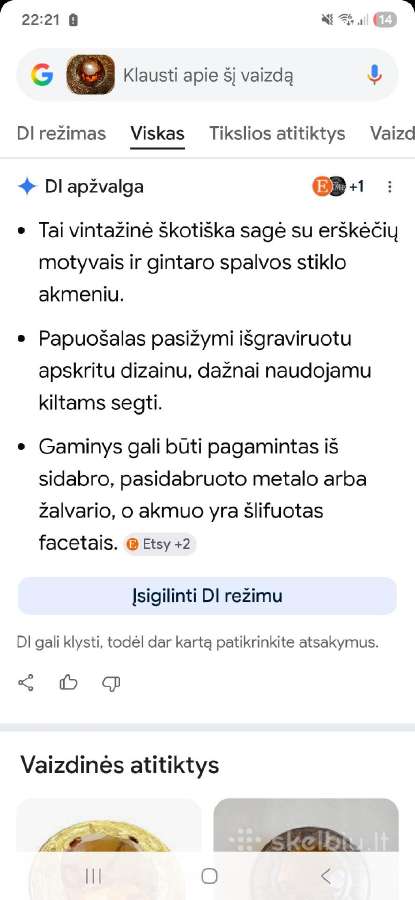Antikvarinės sagės - nuotraukos Nr. 20