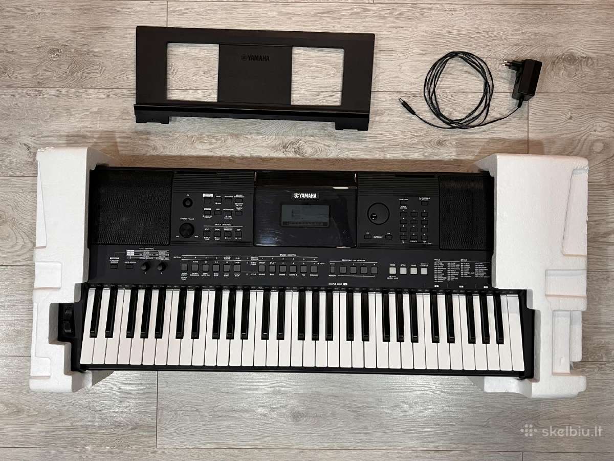 Parduodu Yamaha Psr-e463 sintezatorių su stovu - nuotraukos Nr. 5