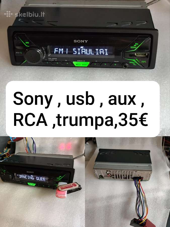 Automagnetola bluetooth, Usb, tel.laikiklis - nuotraukos Nr. 6