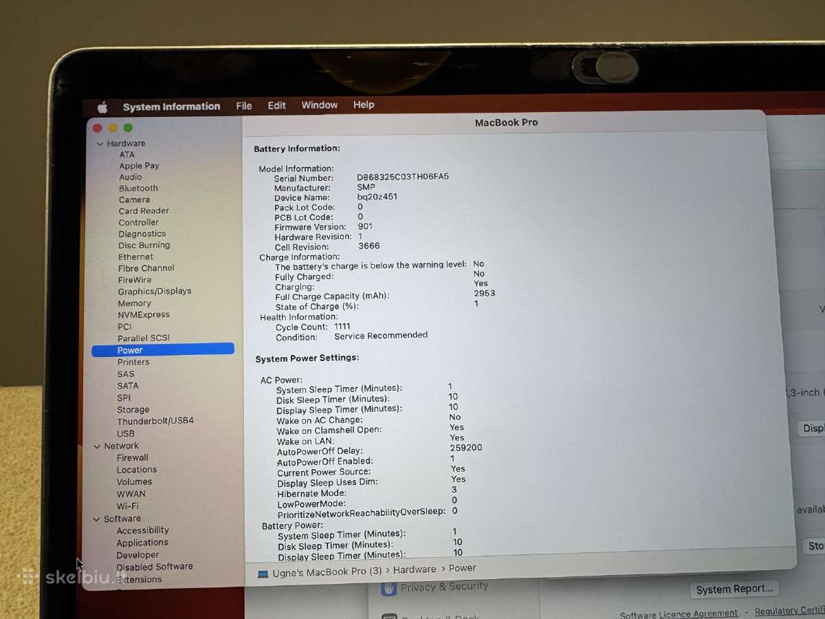 MacBook Pro 13 inch 2017 128gb - nuotraukos Nr. 5