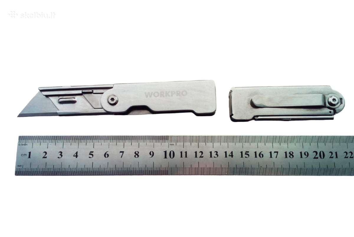 Atlenkiamas peilis Workpro - nuotraukos Nr. 8