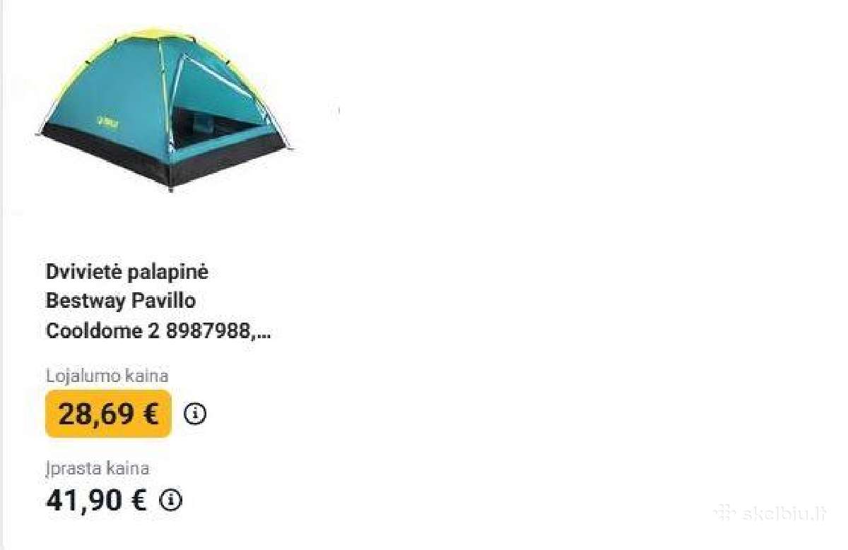 Bestway Pavillo Cooldome palapinė dvivietė - nuotraukos Nr. 6
