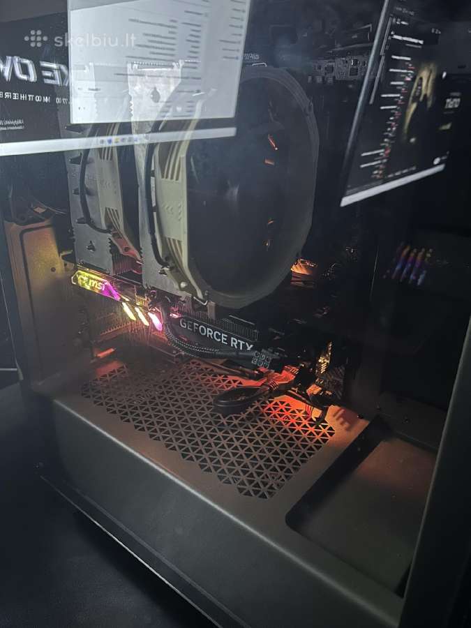 Stacionarus kompiuteris ryzen 9 5900x rtx 4060ti - nuotraukos Nr. 2