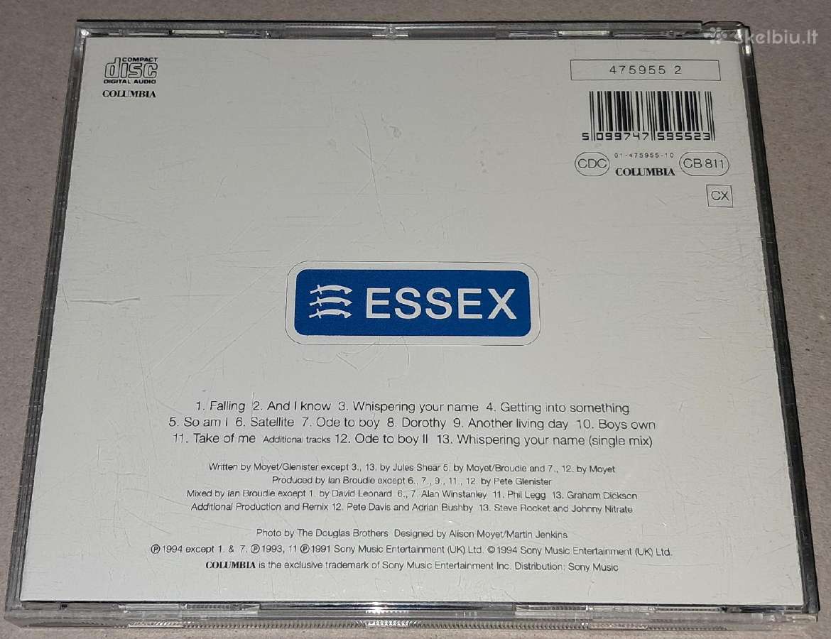 Alison Moyet – Essex (Audio CD) - nuotraukos Nr. 2