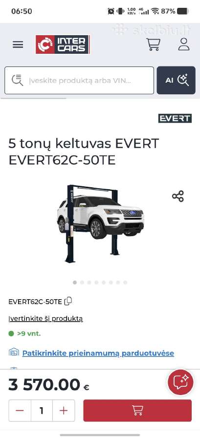 Keltuvas 5t - nuotraukos Nr. 3