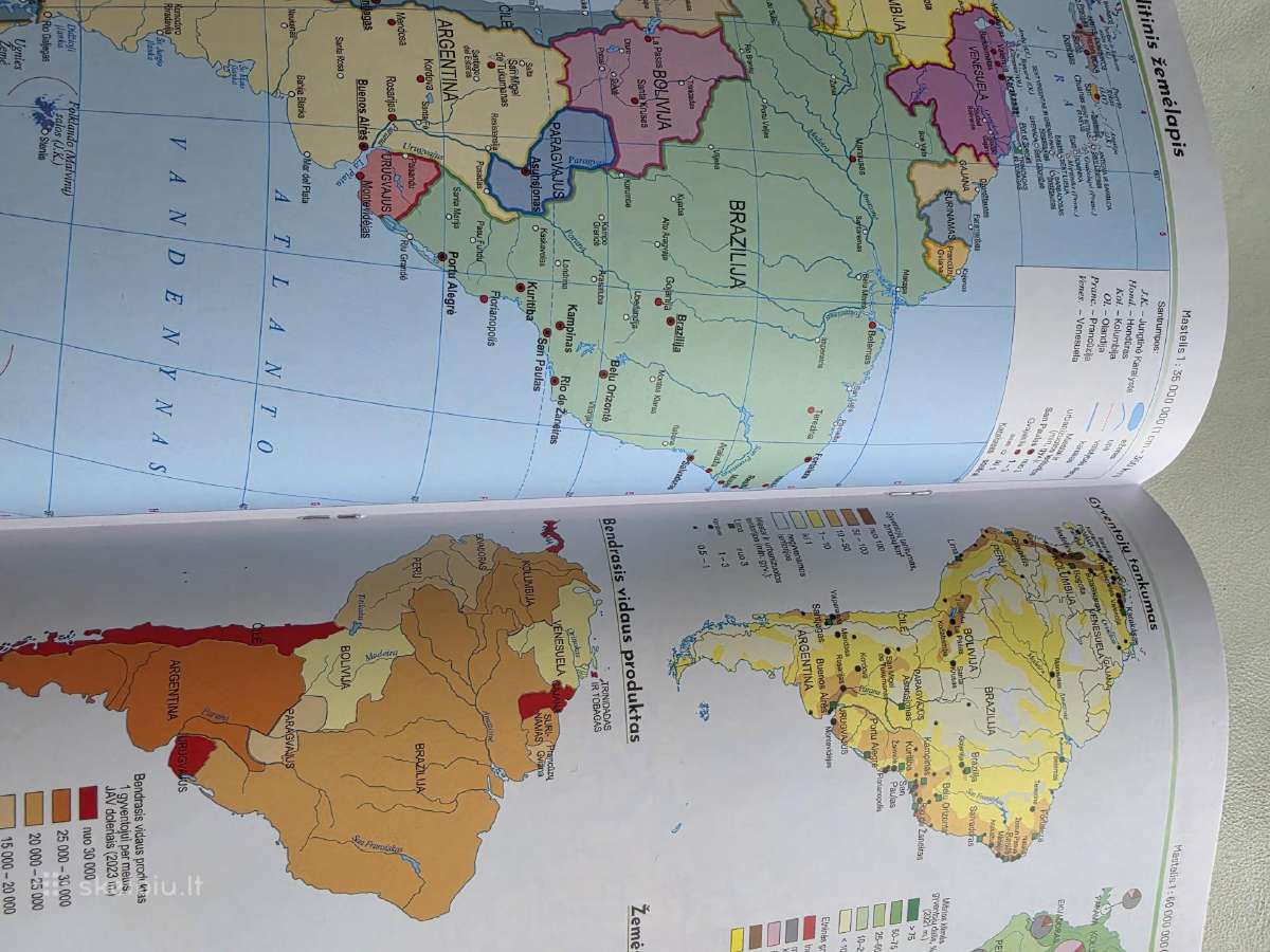 Žemė 8. Geografijos atlasas 8 klasei (pagal 2022 - nuotraukos Nr. 6