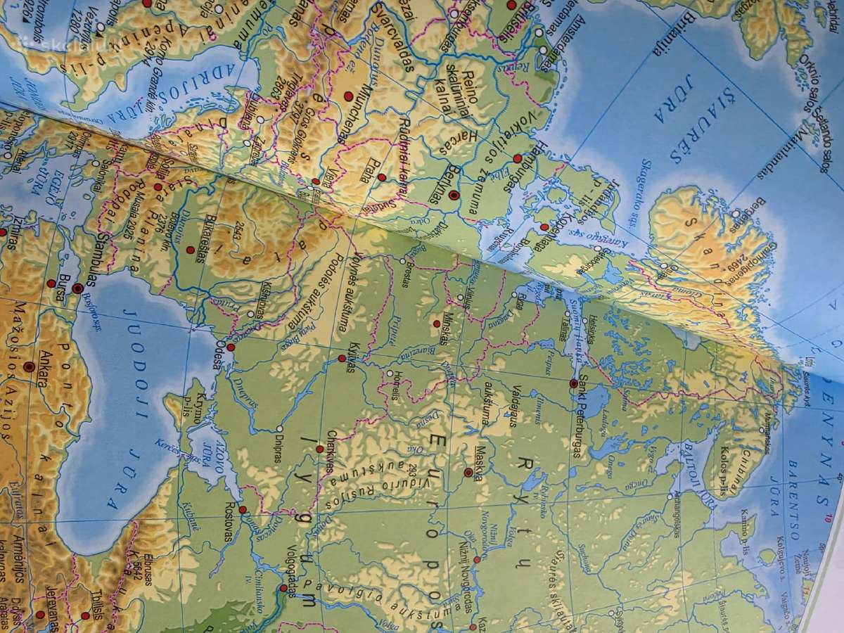 Žemė 8. Geografijos atlasas 8 klasei (pagal 2022 - nuotraukos Nr. 7