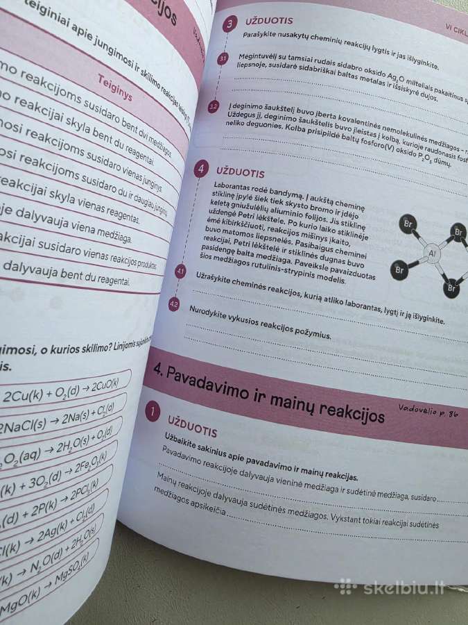 Chemija. Pratybų sąsiuvinis 8 klasei, 2 dalis - nuotraukos Nr. 6