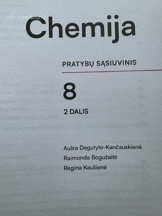 Chemija. Pratybų sąsiuvinis 8 klasei, 2 dalis - nuotraukos Nr. 7