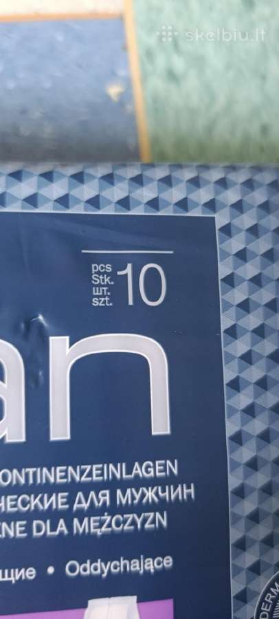 Įklotai vyrams 6 lašai 10 vnt - nuotraukos Nr. 5