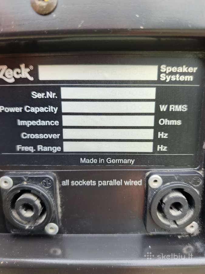 Garso kolonėlės Zeck audio asp 215.2 focus - nuotraukos Nr. 11