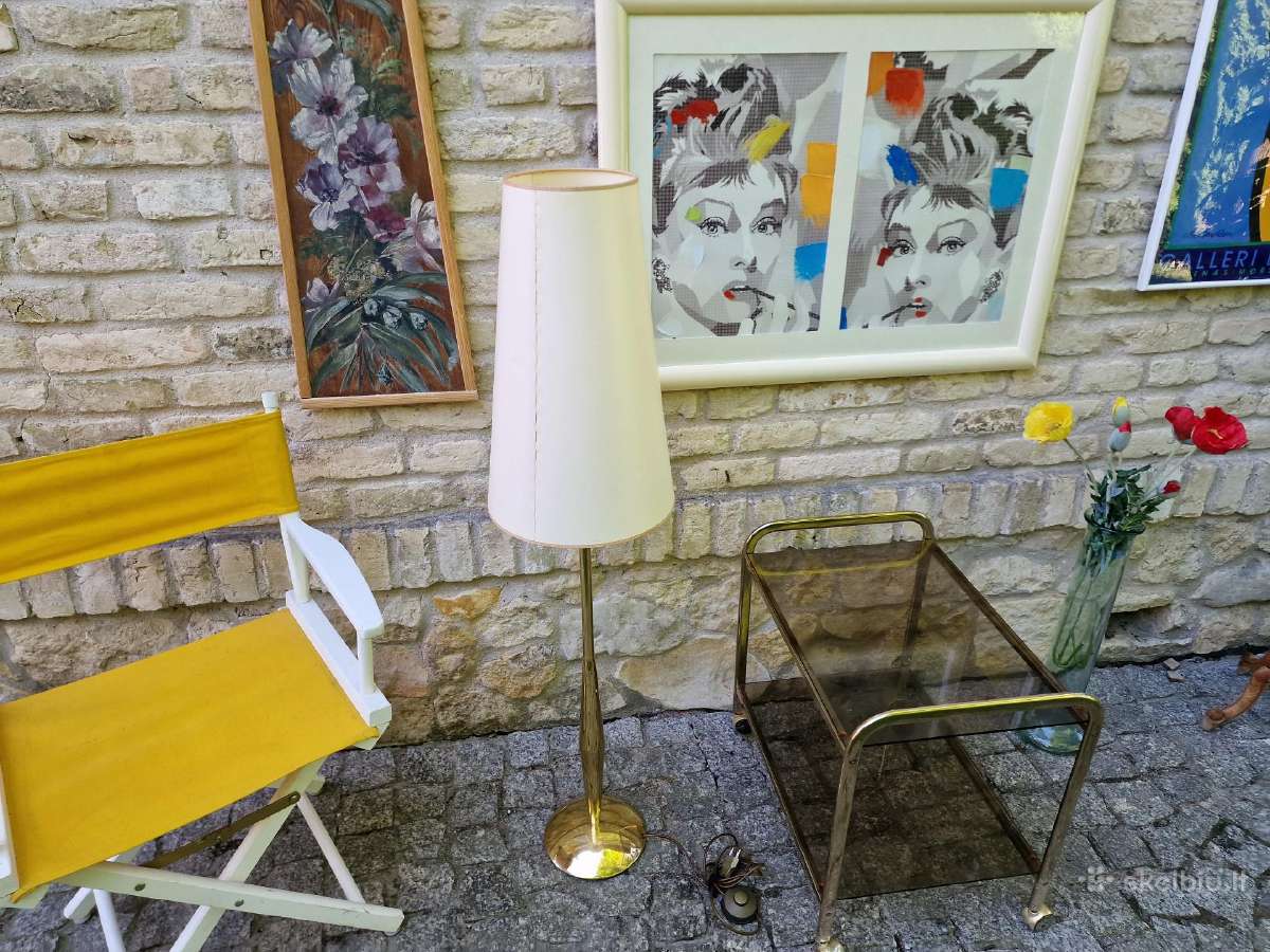 Vintažinis mid century interjerinis toršeras - nuotraukos Nr. 17
