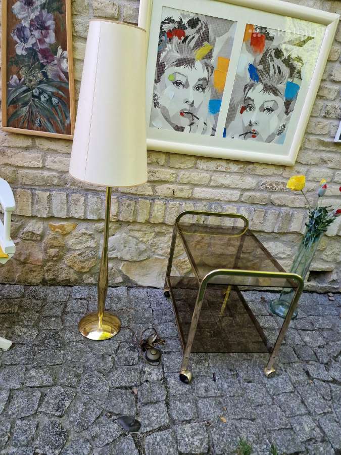 Vintažinis mid century interjerinis toršeras - nuotraukos Nr. 25