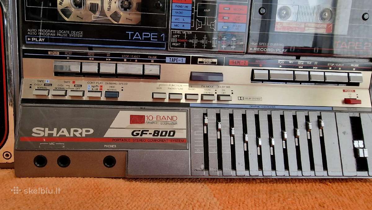 Magnetola Sharp Gf-800 - nuotraukos Nr. 4