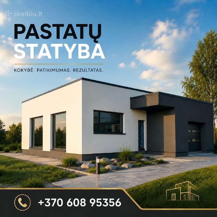 Namų statyba Klaipėdoje +370*608*95356 - nuotraukos Nr. 2