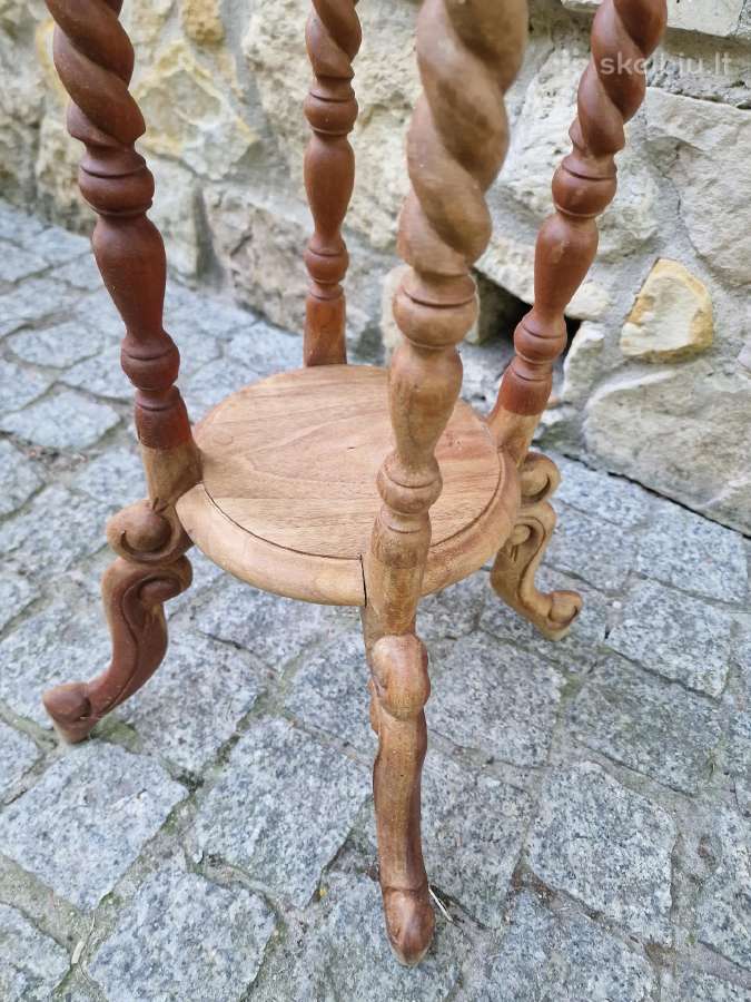 Vintažinis dolbergijos masyvo stovas - nuotraukos Nr. 6