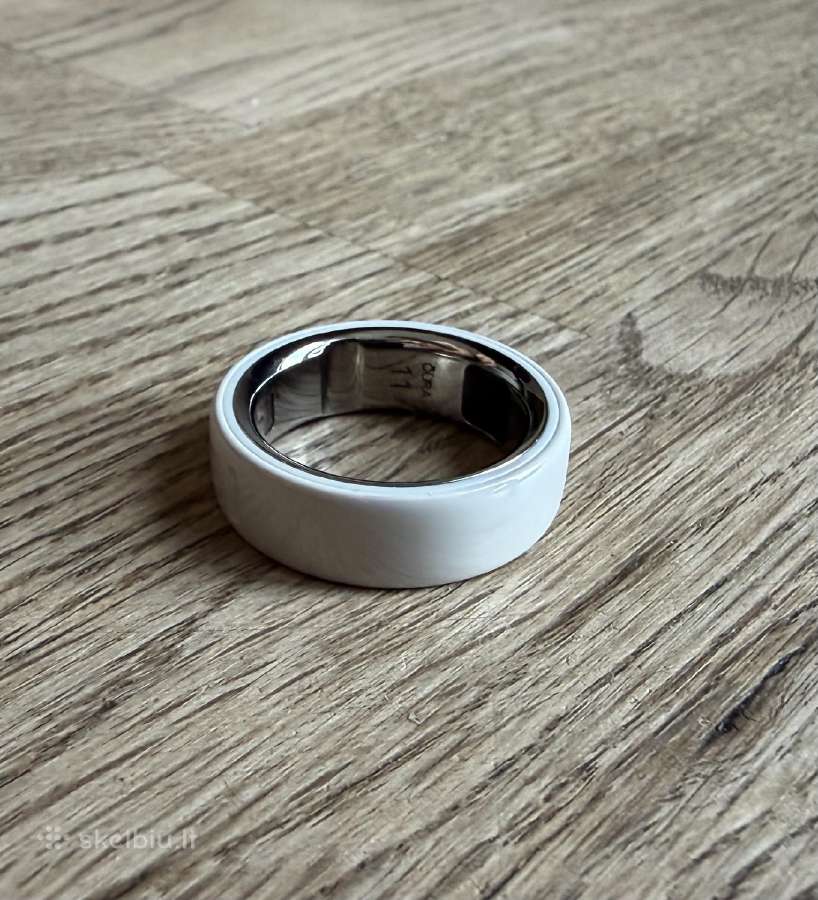 Oura Ring 4 – White Ceramic, 11 dydis - nuotraukos Nr. 4