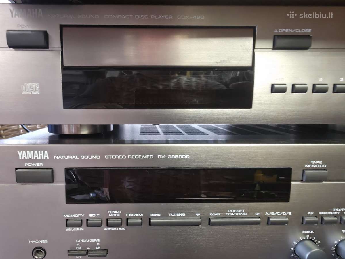 Yamaha rx resyveris, deka, CD grotuvai, kaset.deka - nuotraukos Nr. 2
