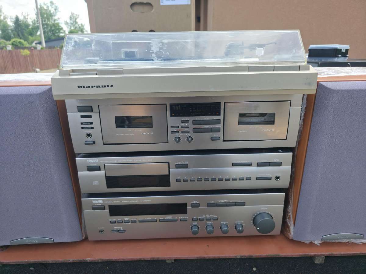 Yamaha rx resyveris, deka, CD grotuvai, kaset.deka - nuotraukos Nr. 3