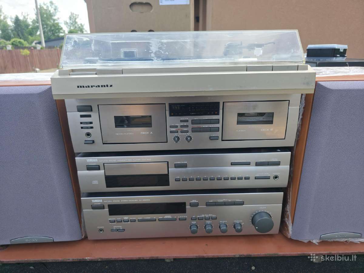 Yamaha rx 396 resyveris, deka, CD grotuvai, - nuotraukos Nr. 3