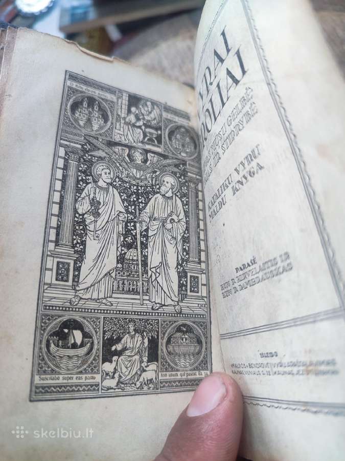 Religija antikvarinė vyriška maldaknygė - nuotraukos Nr. 2