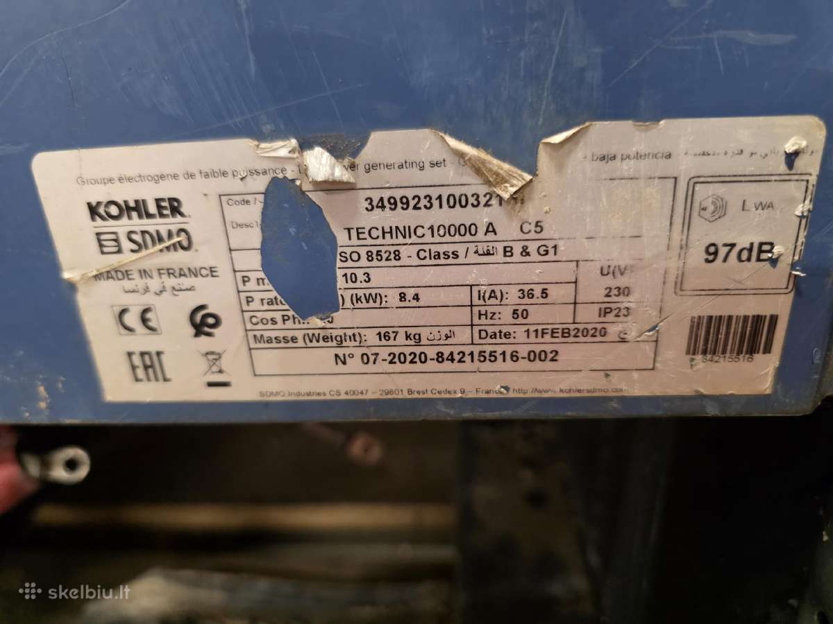 Suvirinimo Įranga Kamitech + Generatorius 10kw - nuotraukos Nr. 8