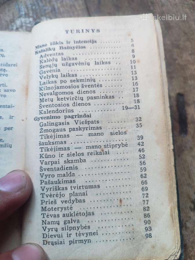 Religija antikvarinė vyriška maldaknygė - nuotraukos Nr. 9