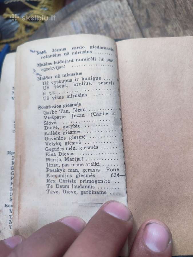 Religija antikvarinė vyriška maldaknygė - nuotraukos Nr. 11