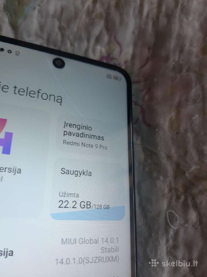 Redmi note 9 pro 128gb - nuotraukos Nr. 4