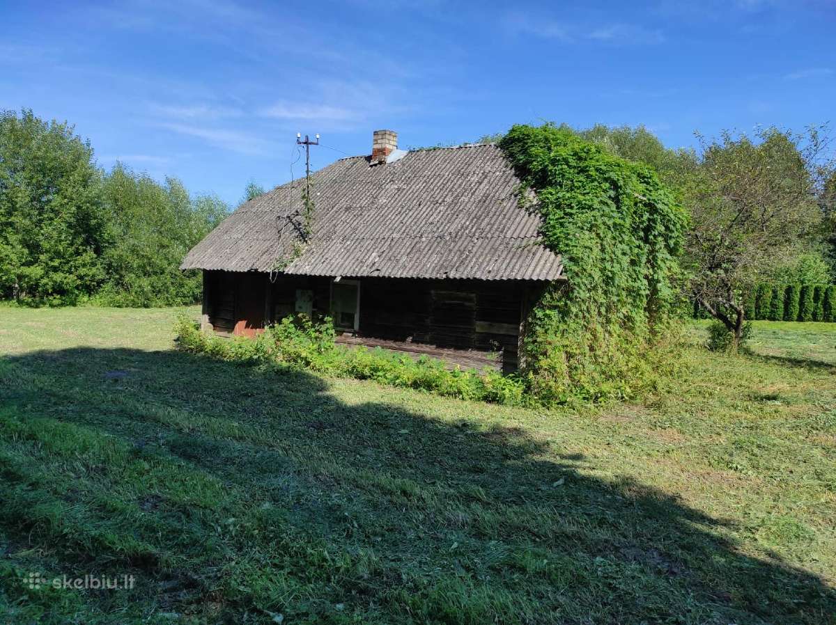 Rami graži vieta senas rąstų namas didelis sklypas - nuotraukos Nr. 5