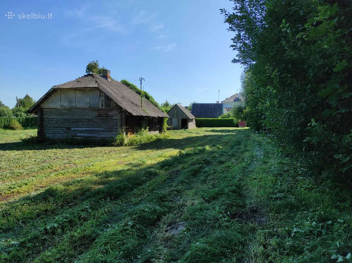 Rami graži vieta senas rąstų namas didelis sklypas - nuotraukos Nr. 15