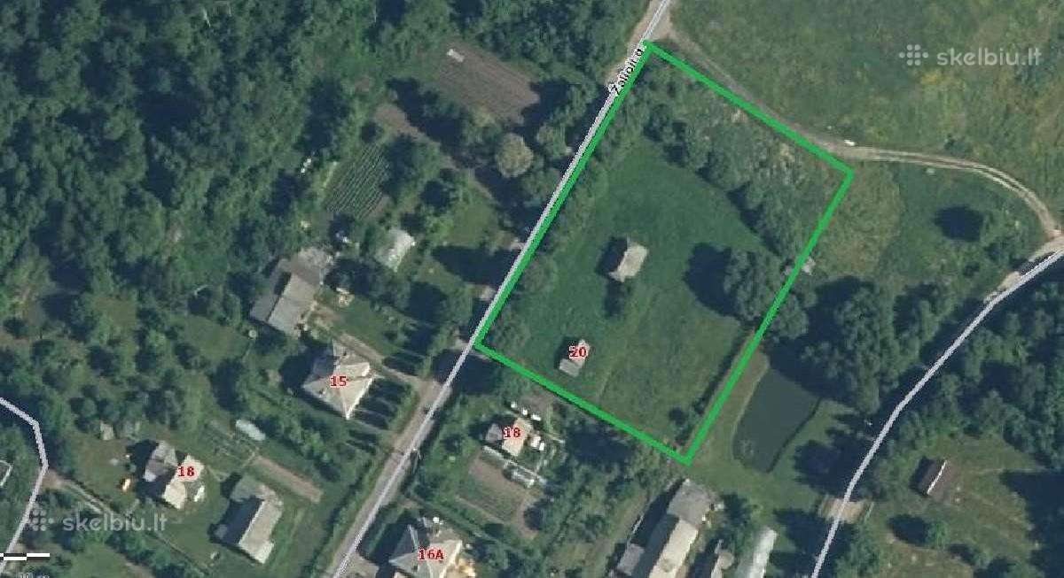 Rami graži vieta senas rąstų namas didelis sklypas - nuotraukos Nr. 19