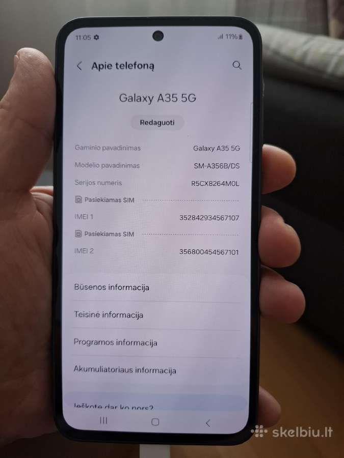 Samsung A35 - nuotraukos Nr. 3