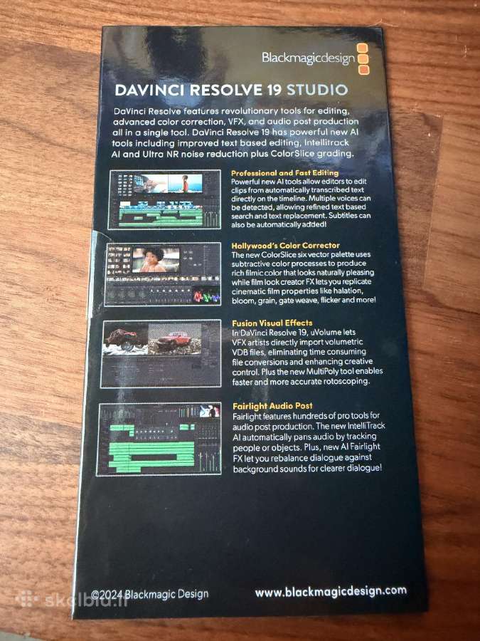 Davinci Resolve Studio 19 - nuotraukos Nr. 2