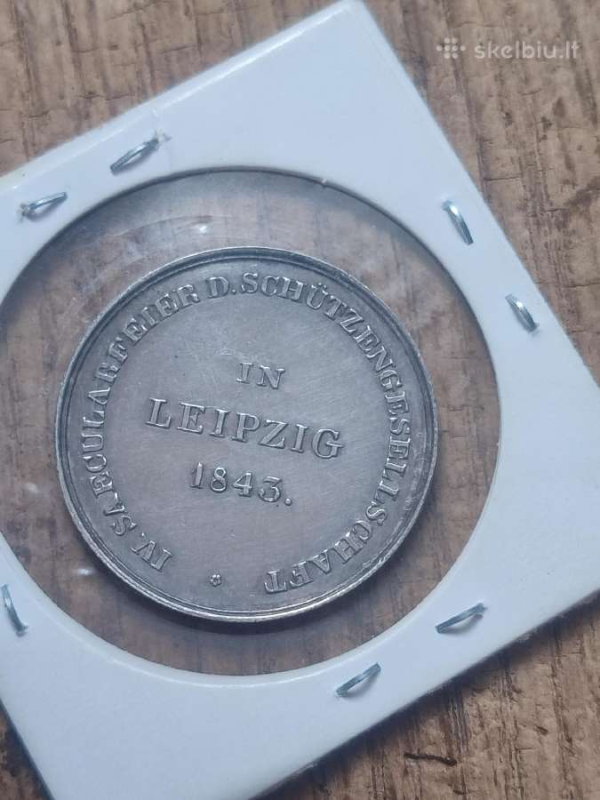 Antikvarinis vokiškas medžioklės medalis - nuotraukos Nr. 2