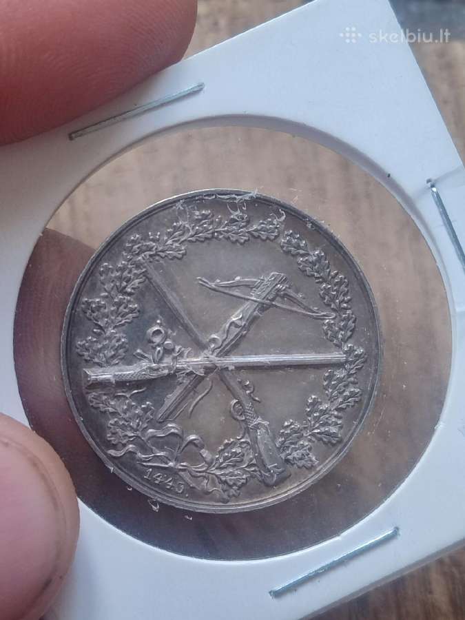 Antikvarinis vokiškas medžioklės medalis - nuotraukos Nr. 4