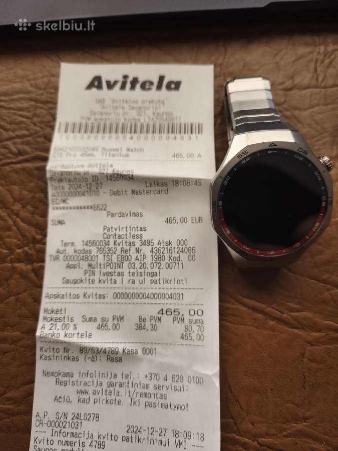 Huawei Watch Gt5 Pro - nuotraukos Nr. 7