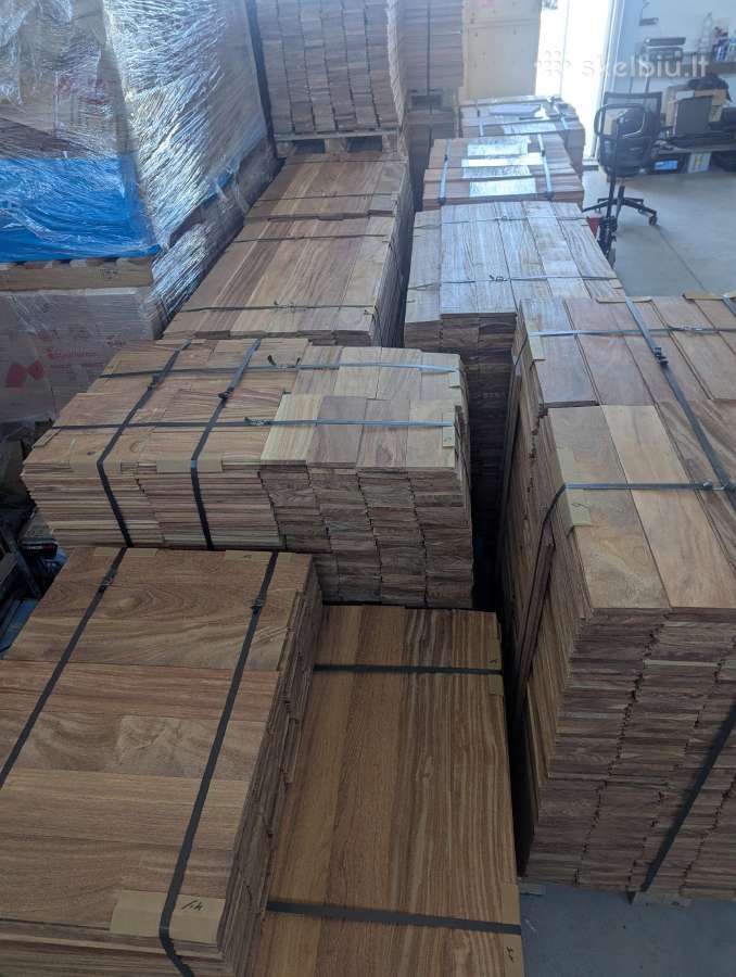 45€/m² Cumaru mediena, grindinės lentos, parketas - nuotraukos Nr. 4
