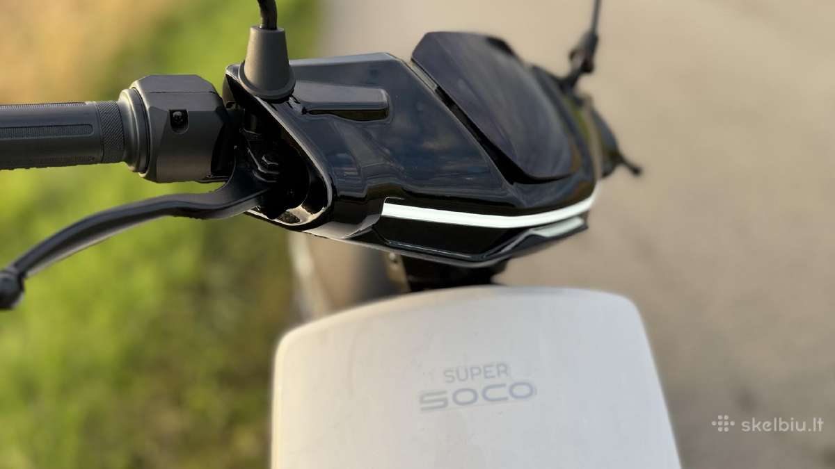 Super Soco elektrinis motoroleris - nuotraukos Nr. 8