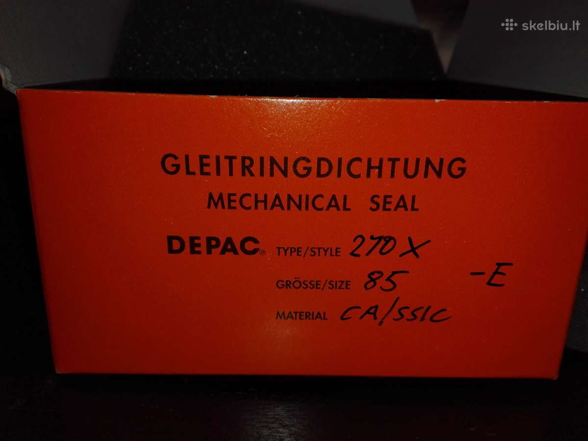 Depac mechanino sandariklio rem. komplektas - nuotraukos Nr. 2