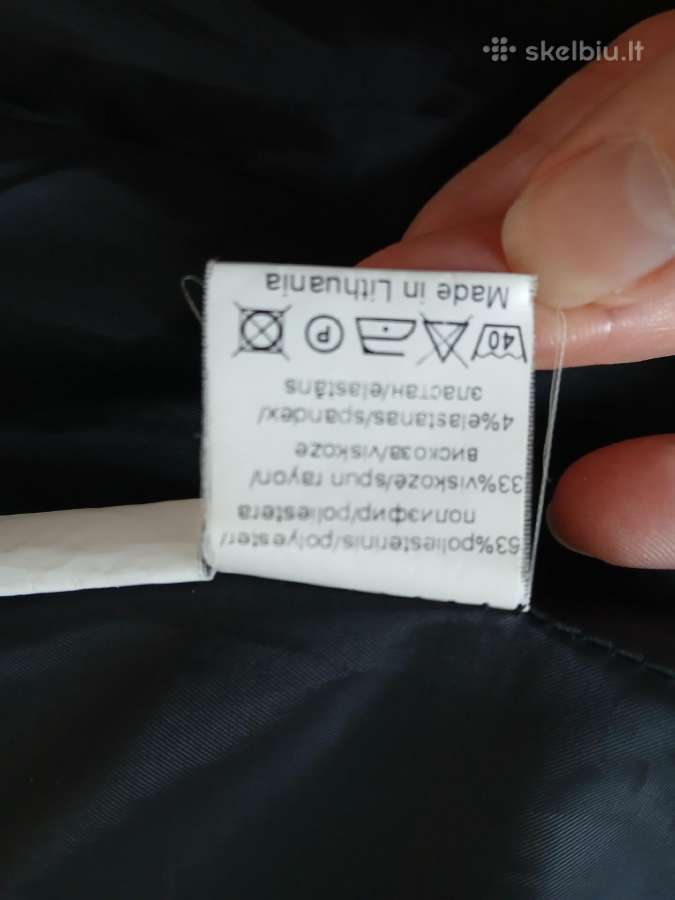 Dovanoju juodą moterišką Elva kostiumėlį XS dydis - nuotraukos Nr. 6