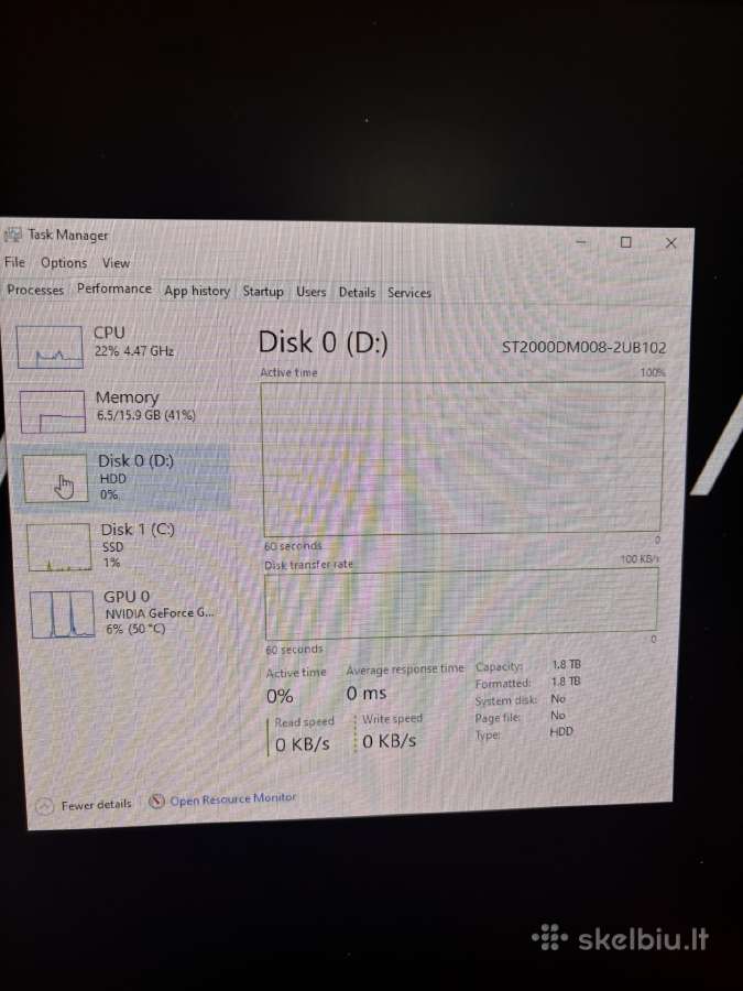 Žaidimų kompiuteris i5-10600kf / Gtx 1660 Super 6g - nuotraukos Nr. 6